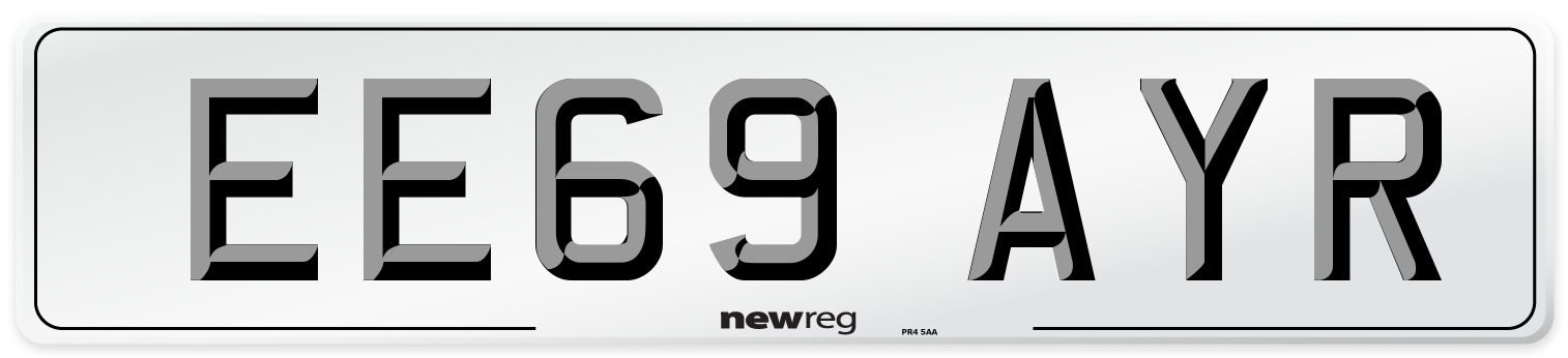 EE69 AYR Number Plate from New Reg